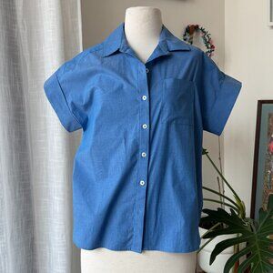 Casa Cabana Short Sleeve Blue XS